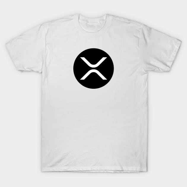 Round XRP Symbol T-Shirt by Ranter2887